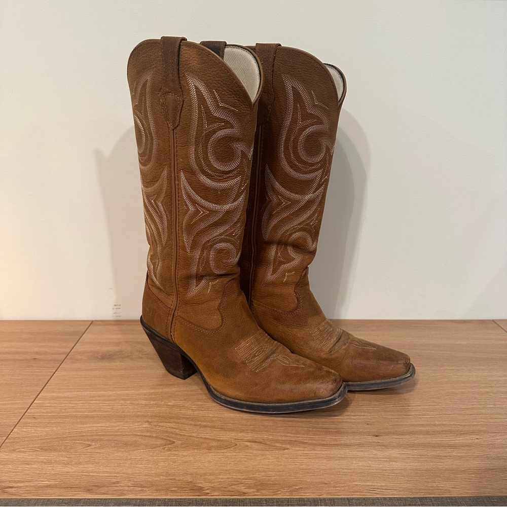 Durango - Crush brown leather 13” western cowboy boots